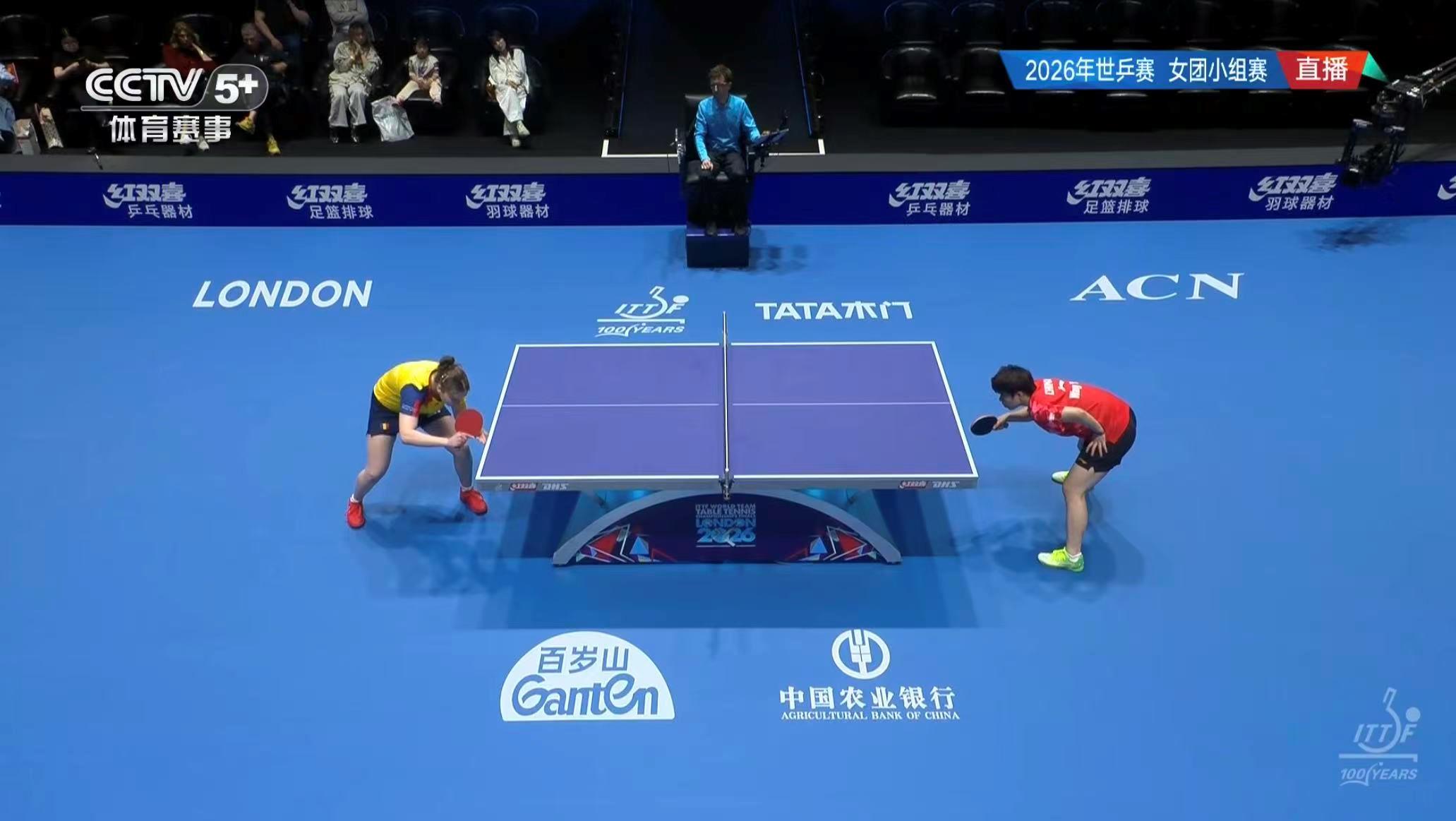 中国女团2026伦敦世乒赛小组赛3比0横扫罗马尼亚